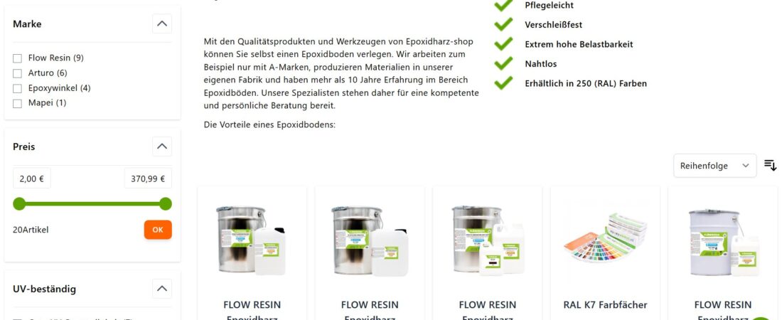 Was ist ein Epoxidharzboden?