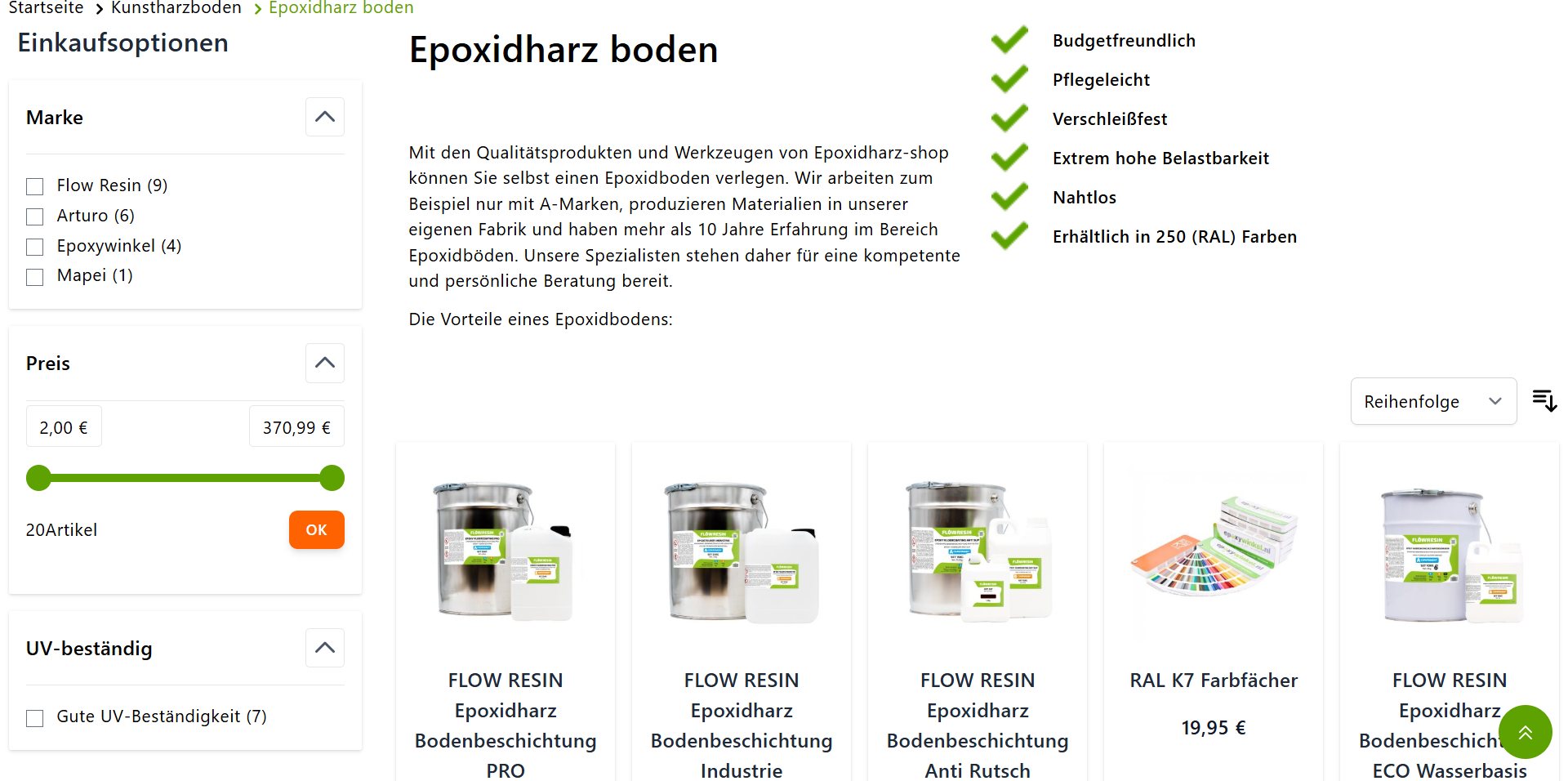 Was ist ein Epoxidharzboden?