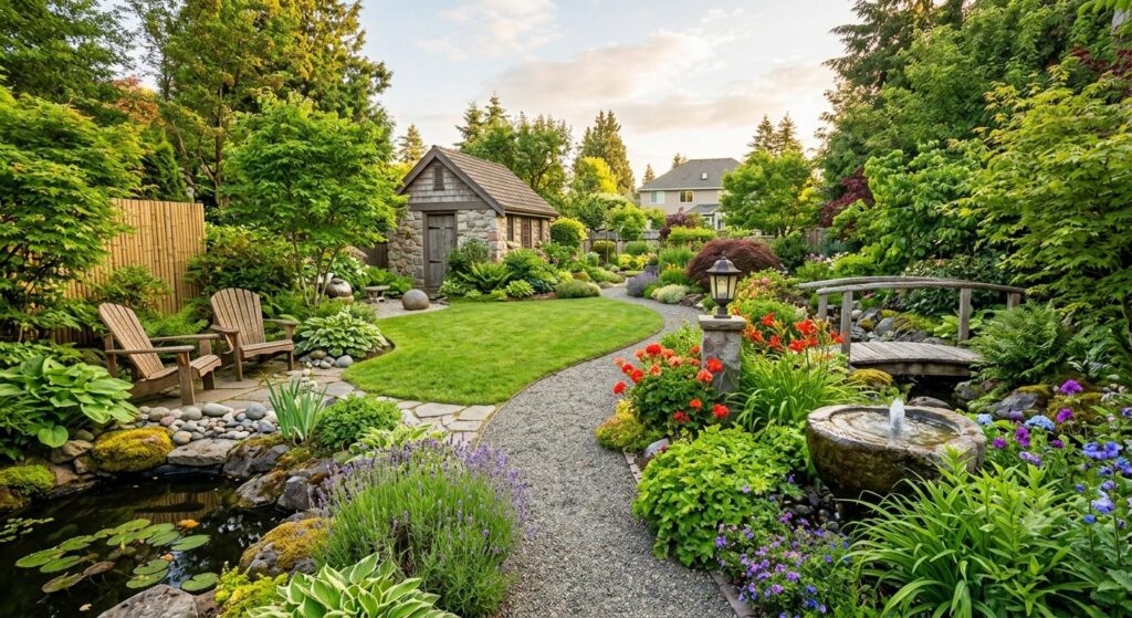 Prinzipien des Feng Shui im Garten